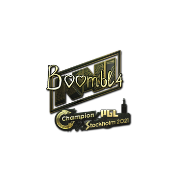 Sticker | Boombl4 (Gold) | Stockholm 2021