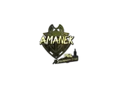 Sticker | AMANEK (Gold) | Stockholm 2021 image