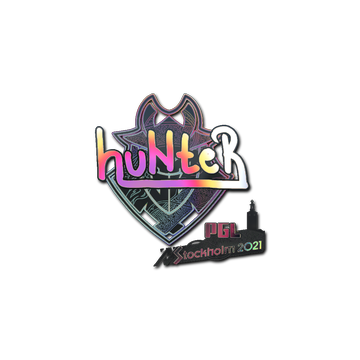 Sticker | huNter- (Holo) | Stockholm 2021