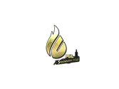 Sticker | Copenhagen Flames (Gold) | Stockholm 2021 image