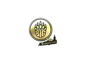 Sticker | BIG (Gold) | Stockholm 2021 image