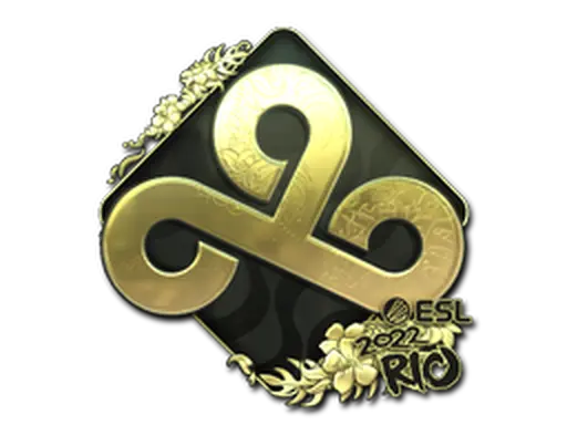 Sticker | Cloud9 (Gold) | Rio 2022
