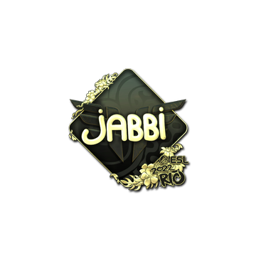 Sticker | jabbi (Gold) | Rio 2022