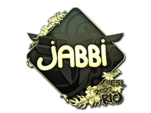 Sticker | jabbi (Gold) | Rio 2022