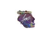 Sticker | Jame (Glitter, Champion) | Rio 2022 image