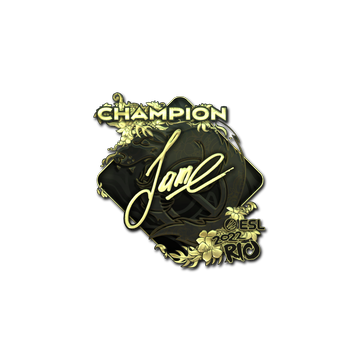 Sticker | Jame (Gold, Champion) | Rio 2022