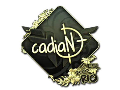 Sticker | cadiaN (Gold) | Rio 2022