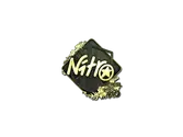 Sticker | nitr0 (Gold) | Rio 2022 image