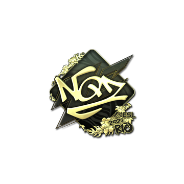 Sticker | NQZ (Gold) | Rio 2022