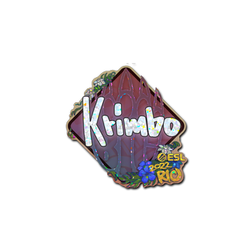 Sticker | Krimbo (Glitter) | Rio 2022