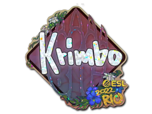Sticker | Krimbo (Glitter) | Rio 2022