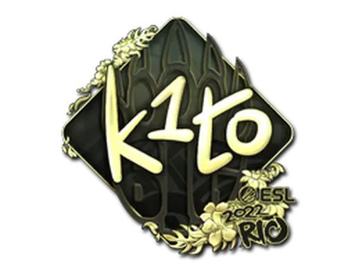 Sticker | k1to (Gold) | Rio 2022