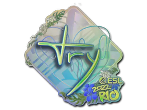 Sticker | TRY (Holo) | Rio 2022