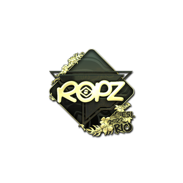Sticker | ropz (Gold) | Rio 2022