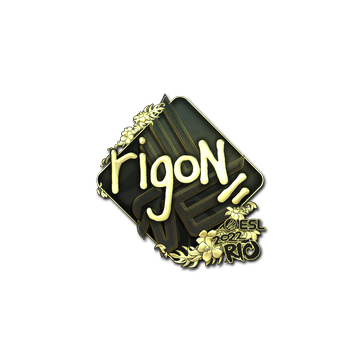 Sticker | rigoN (Gold) | Rio 2022