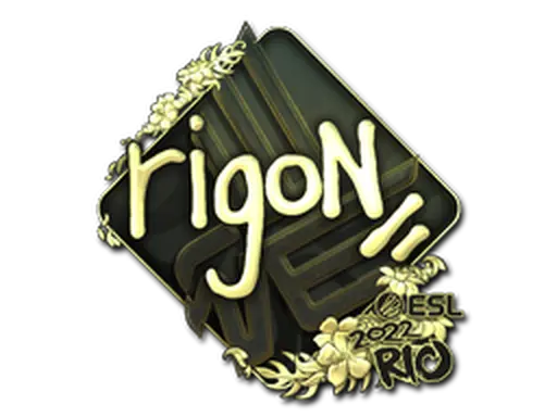 Sticker | rigoN (Gold) | Rio 2022