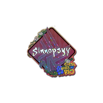 Sticker | sinnopsyy (Glitter) | Rio 2022