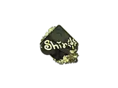 Sticker | sh1ro (Gold) | Rio 2022 image