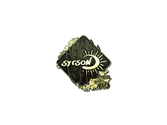 Sticker | syrsoN (Gold) | Rio 2022 image