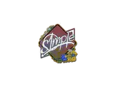 Sticker | s1mple (Glitter) | Rio 2022 image