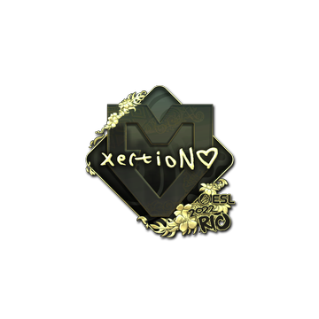 Sticker | xertioN (Gold) | Rio 2022