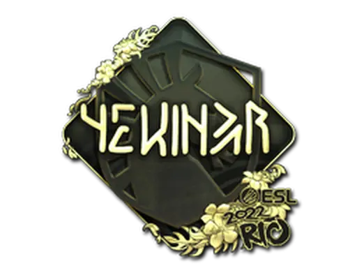 Sticker | YEKINDAR (Gold) | Rio 2022