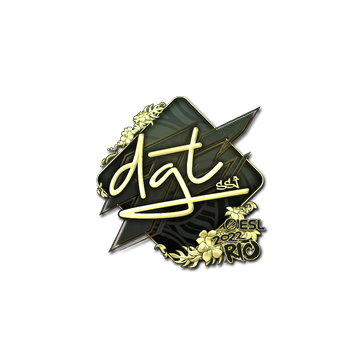 Sticker | dgt (Gold) | Rio 2022