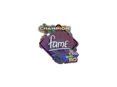Sticker | fame (Glitter, Champion) | Rio 2022 image