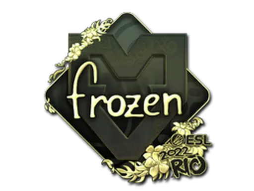 Sticker | frozen (Gold) | Rio 2022