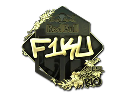 Sticker | F1KU (Gold) | Rio 2022