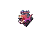 Sticker | Pink Jaggyfish image