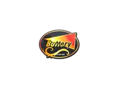 Sticker | Flame Buttery (Holo) image