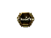 Sticker | Twistzz (Gold) | London 2018 image