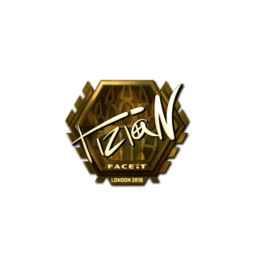 Sticker | tiziaN (Gold) | London 2018