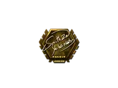 Sticker | SmithZz (Gold) | London 2018 image