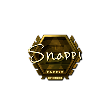 Sticker | Snappi (Gold) | London 2018