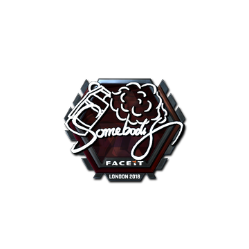 Sticker | somebody (Foil) | London 2018