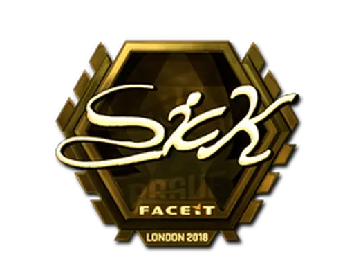 Sticker | SicK (Gold) | London 2018