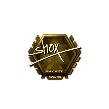 Sticker | shox (Gold) | London 2018
