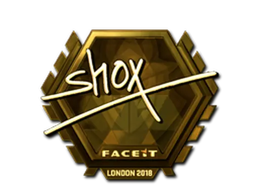 Sticker | shox (Gold) | London 2018
