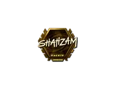 Sticker | ShahZaM (Gold) | London 2018 image