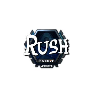 Sticker | RUSH (Foil) | London 2018