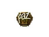 Sticker | paz (Gold) | London 2018 image
