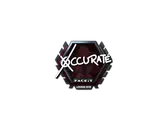 Sticker | xccurate (Foil) | London 2018 image