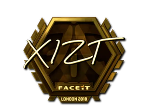 Sticker | Xizt (Gold) | London 2018