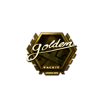 Sticker | Golden (Gold) | London 2018