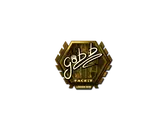 Sticker | gob b (Gold) | London 2018 image