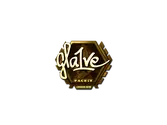Sticker | gla1ve (Gold) | London 2018 image