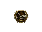 Sticker | dennis (Gold) | London 2018 image