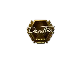 Sticker | DeadFox (Gold) | London 2018 image
